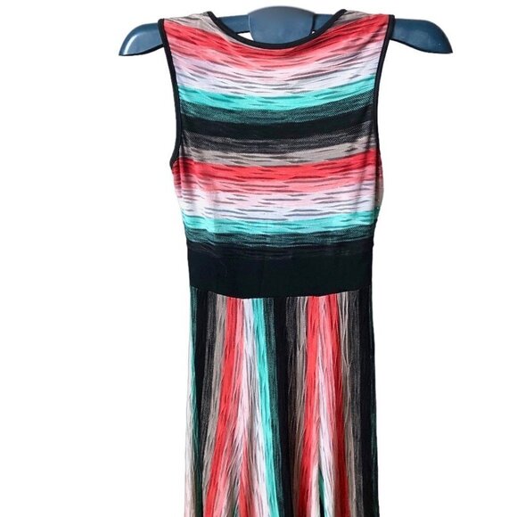 Dinh Ba Design Rainbow Textured Sleeveless Dress Small - Picture 5 of 12